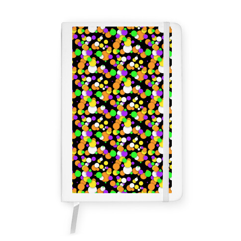 Halloween Confetti Pattern Notebook