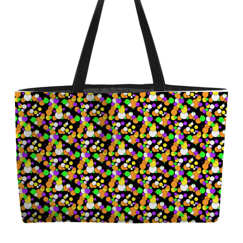 Halloween Confetti Pattern Weekender Tote