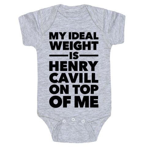Ideal Weight (Henry Cavill) Baby One-Piece
