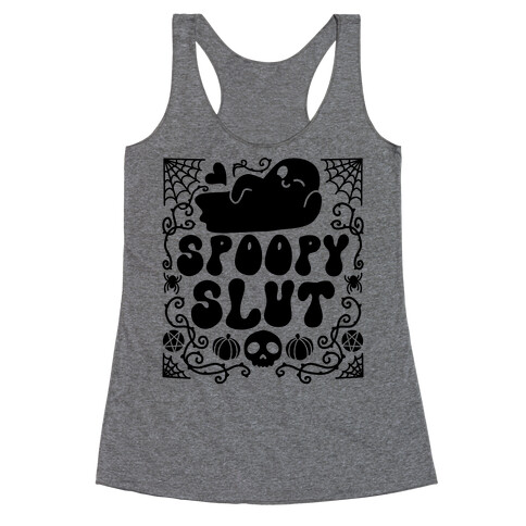 Spoopy Slut Racerback Tank Top