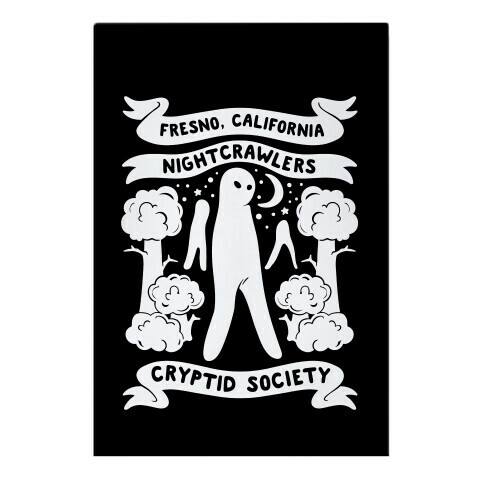 Fresno Nightcrawlers Cryptid Society  Garden Flag