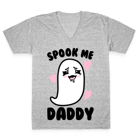 Spook Me Daddy V-Neck Tee Shirt