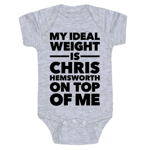 Ideal Weight (Chris Hemsworth) Baby One-Piece