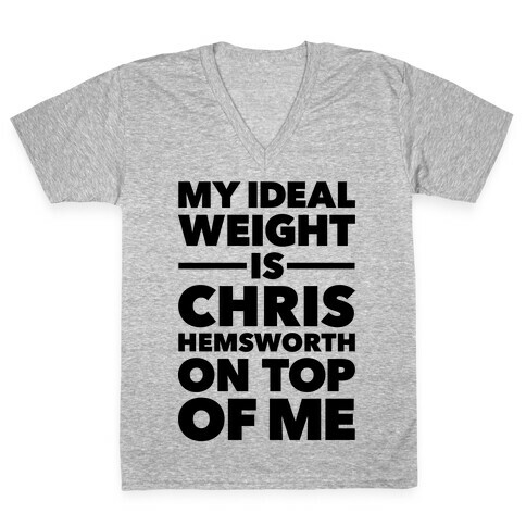Ideal Weight (Chris Hemsworth) V-Neck Tee Shirt