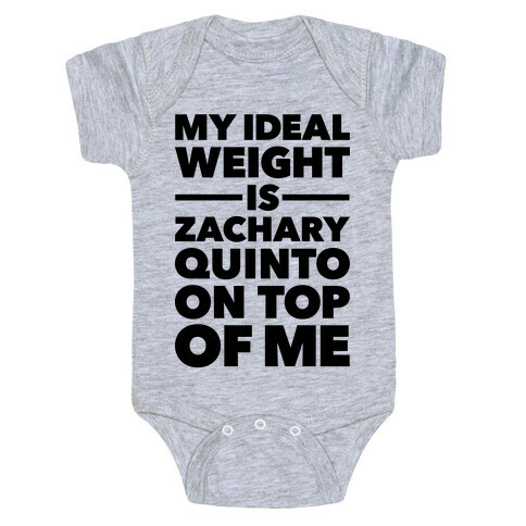 Ideal Weight (Zachary Quinto) Baby One-Piece