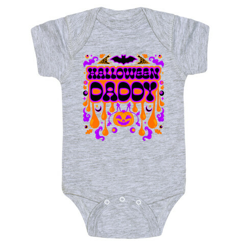 Retro Halloween Daddy Baby One-Piece