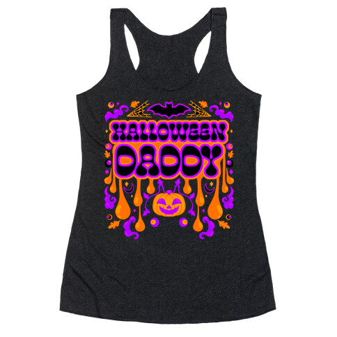 Retro Halloween Daddy Racerback Tank Top