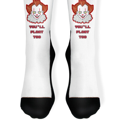 You'll Float Too Pixel IT Sock