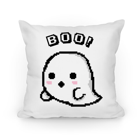 Pixel Ghost Pillow