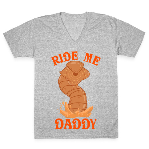 Ride Me Daddy Sandworm V-Neck Tee Shirt