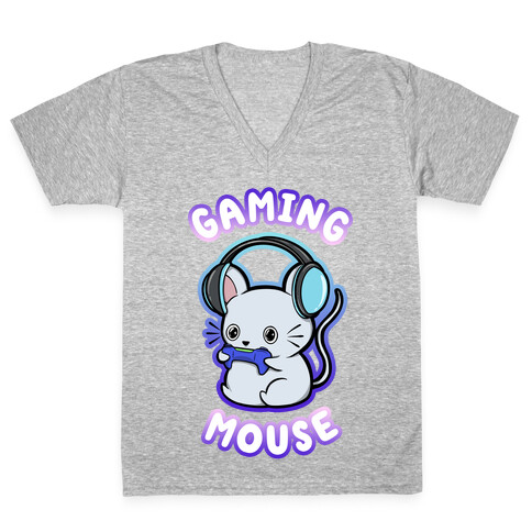 Gaming Mouse V-Neck Tee Shirt