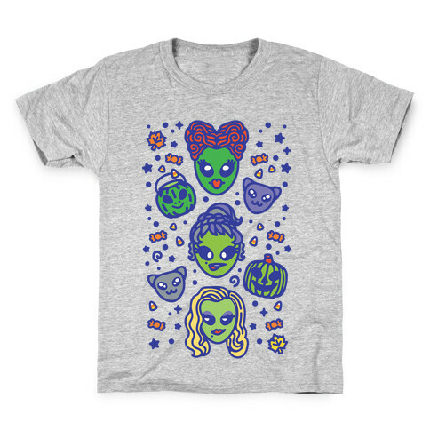 Witch Alien Sisters Parody Kids T-Shirt