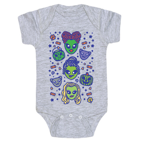 Witch Alien Sisters Parody Baby One-Piece