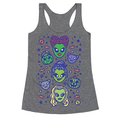 Witch Alien Sisters Parody Racerback Tank Top