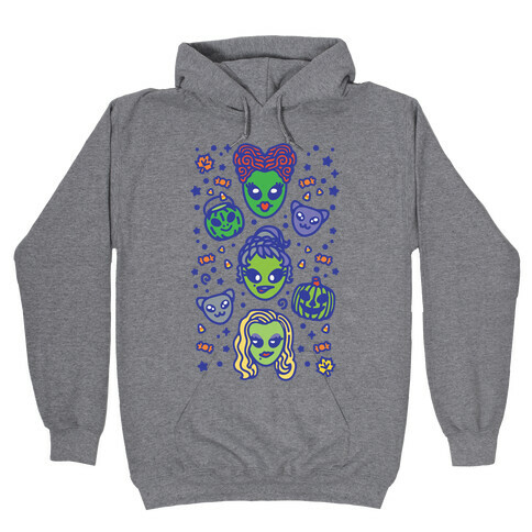 Witch Alien Sisters Parody Hooded Sweatshirt
