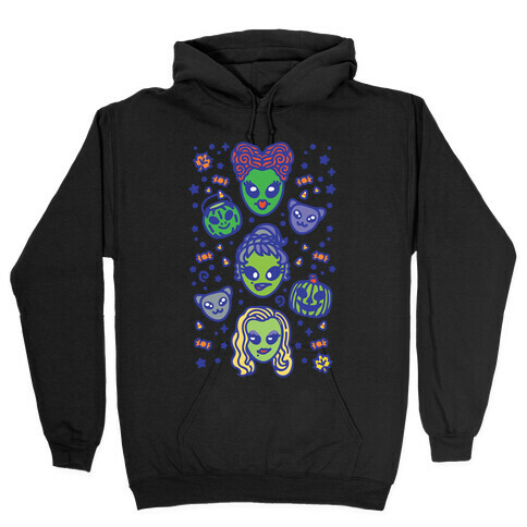 Witch Alien Sisters Parody Hooded Sweatshirt