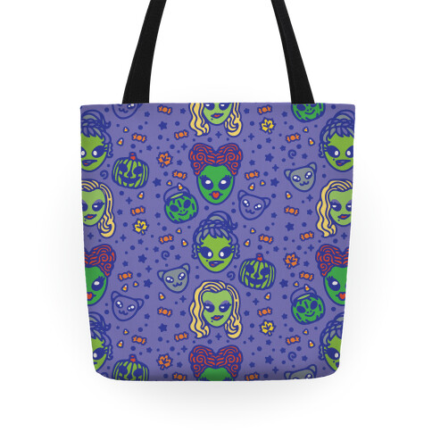 Witch Alien Sisters Parody Tote