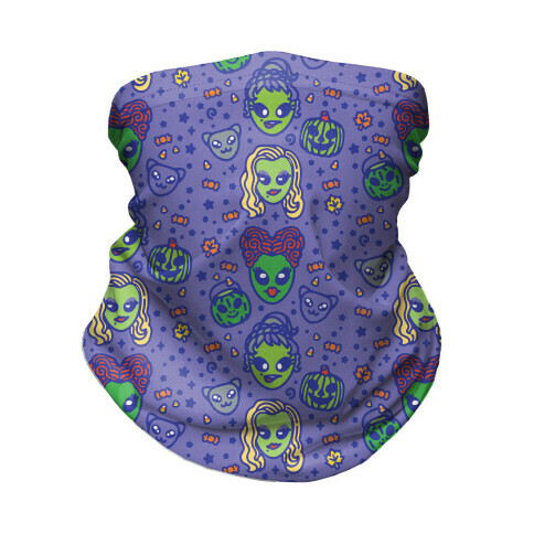 Witch Alien Sisters Parody Neck Gaiter