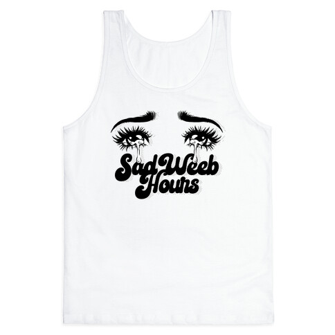 Sad Weeb Hours Tank Top