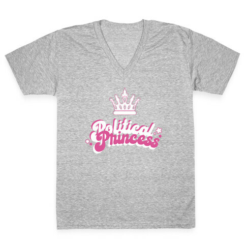 Political Princess V-Neck Tee Shirt