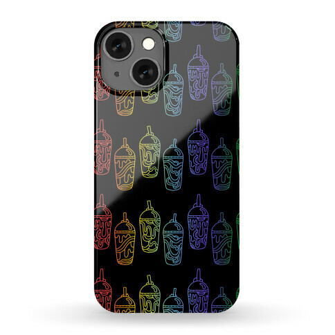 Rainbow Slushie Pattern Phone Case