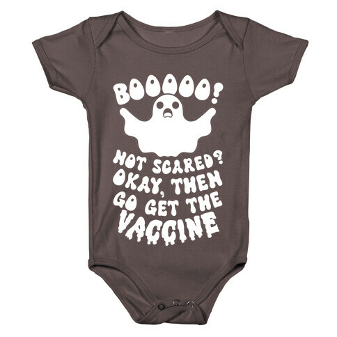 Go Get the Vaccine Ghost Baby One-Piece