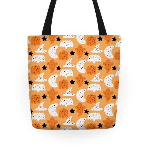 Frosted Halloween Cookies Pattern Tote