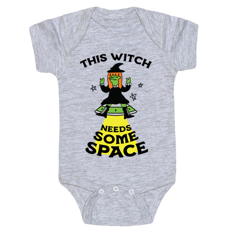 This Witch Needs Some Space Baby One-Piece