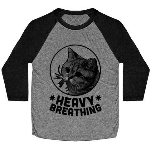 Starecat (Heavy Breathing) Baseball Tee