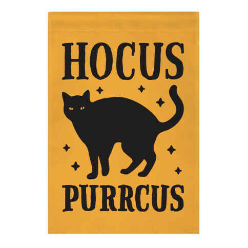 Hocus Purrcus Cat Garden Flag