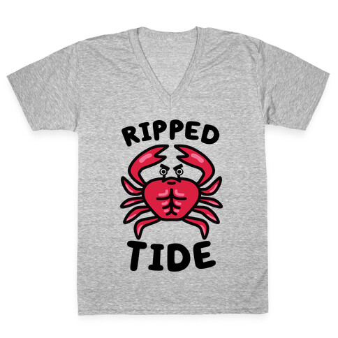 Ripped Tide V-Neck Tee Shirt