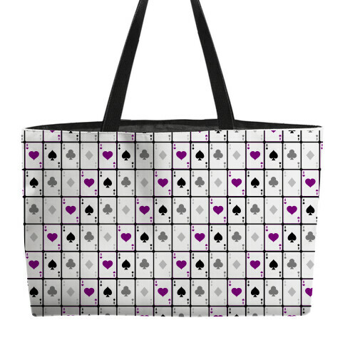 Asexual Aces Pattern Weekender Tote