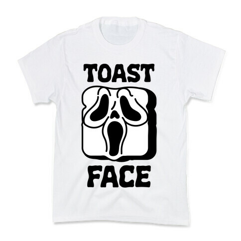Toast Face  Kids T-Shirt