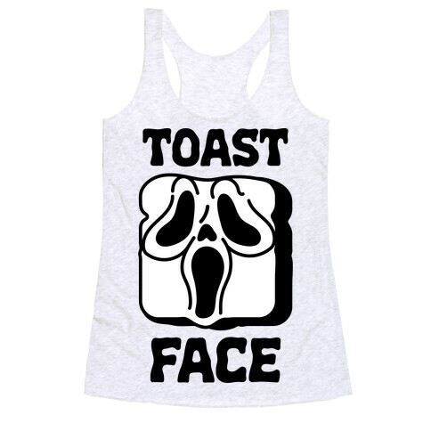 Toast Face  Racerback Tank Top