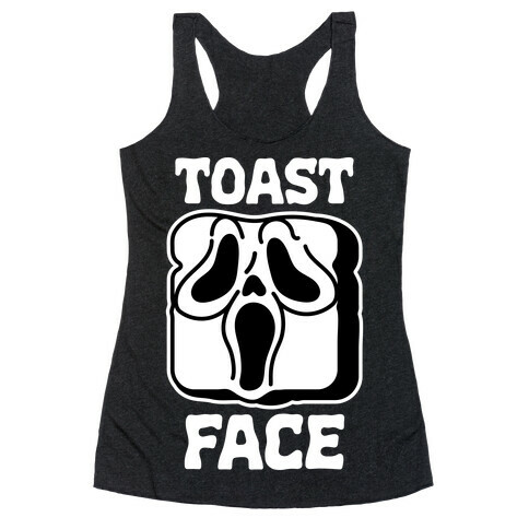 Toast Face  Racerback Tank Top