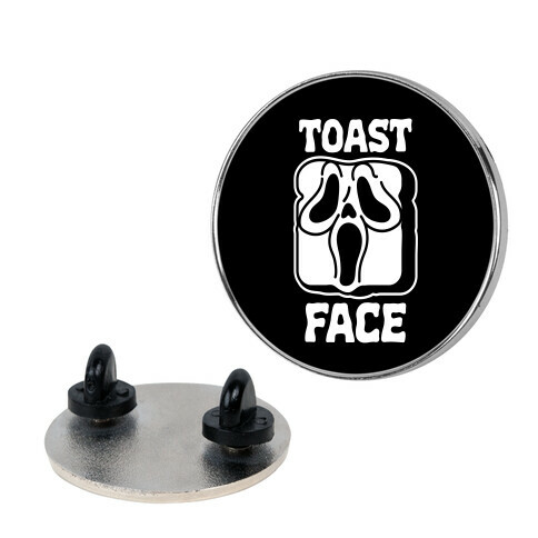 Toast Face  Pin