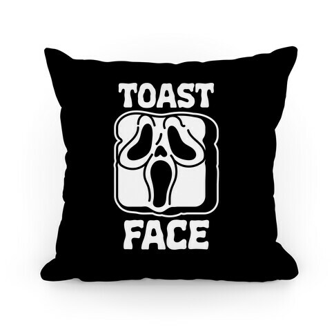 Toast Face  Pillow