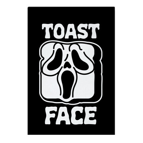 Toast Face  Garden Flag