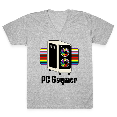 PC Gaymer V-Neck Tee Shirt