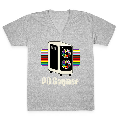 PC Gaymer V-Neck Tee Shirt