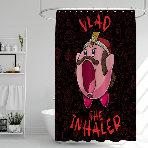 Vlad The Inhaler Shower Curtain