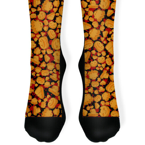 Halloween Nuggies Pattern Sock