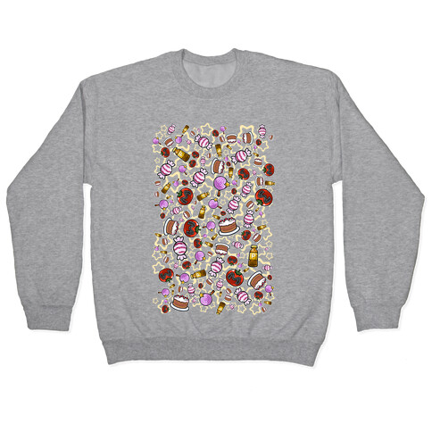 Kirby Munchies Pattern Pullover