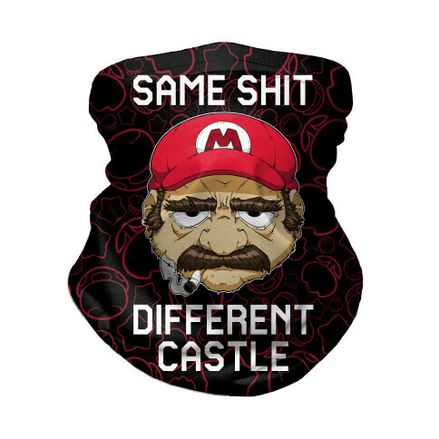 Same Shit Different Castle Neck Gaiter