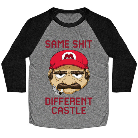 Same Shit Different Castle Baseball Tee