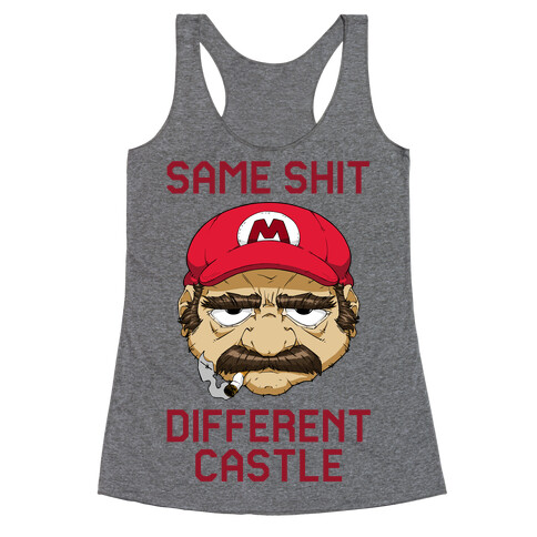 Same Shit Different Castle Racerback Tank Top