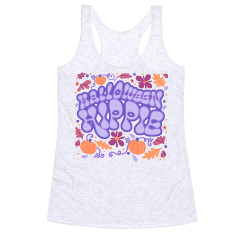 Halloween Hippie Racerback Tank Top