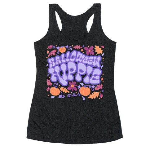 Halloween Hippie Racerback Tank Top