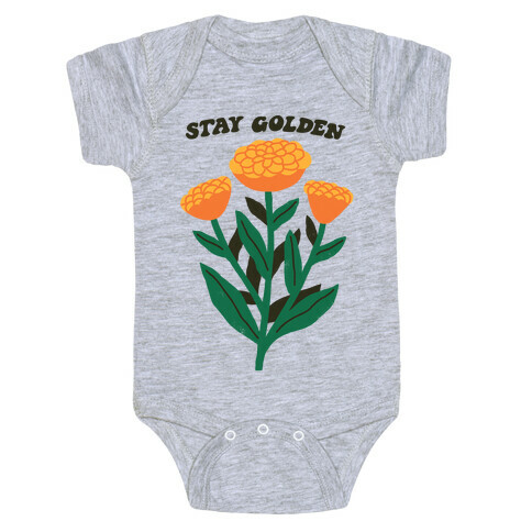 Stay Golden Marigolds Baby One-Piece