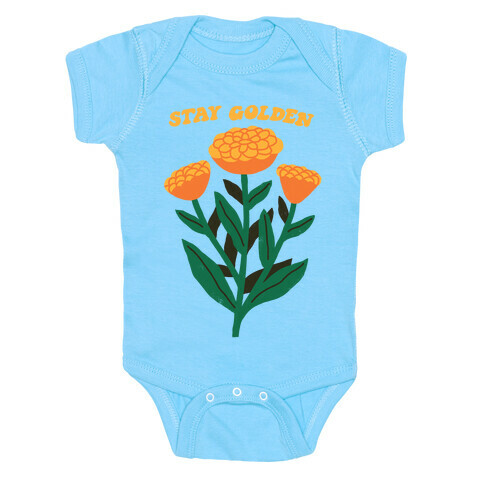 Stay Golden Marigolds Baby One-Piece